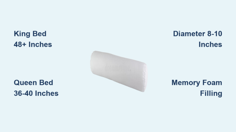 Standard Size Bolster Pillows: 2026 Guide