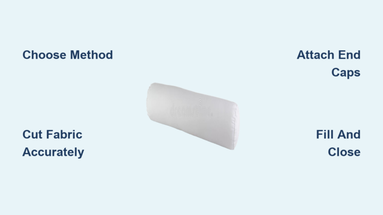 How to Make a Bolster Pillow