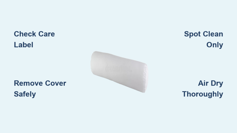How to Wash Bolster Pillow: Quick Steps