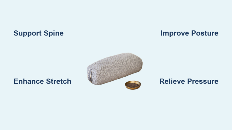 Yoga Bolster Pillow Exercises Guide