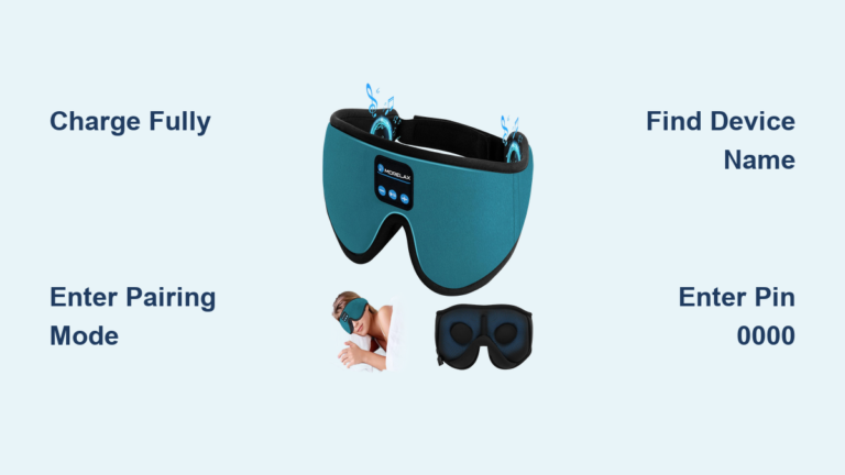 How to Connect Bluetooth Sleep Mask