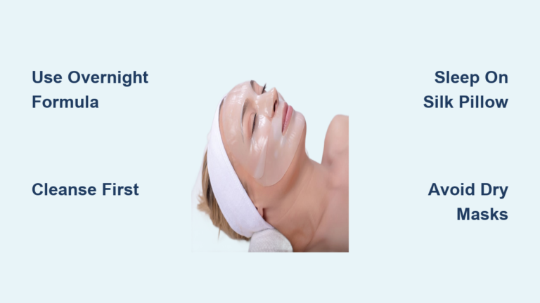 How to Sleep with Collagen Mask