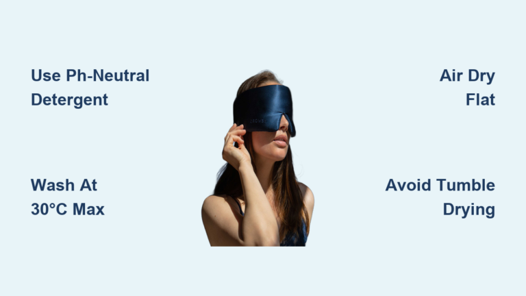 How to Clean Drowsy Sleep Mask