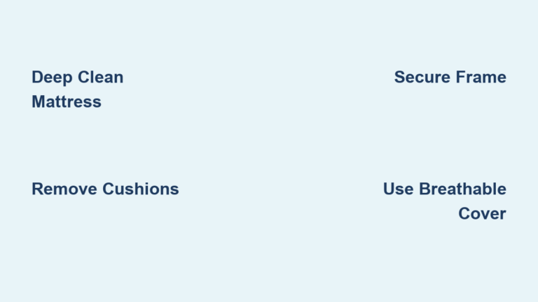How to Store a Futon: Quick Steps