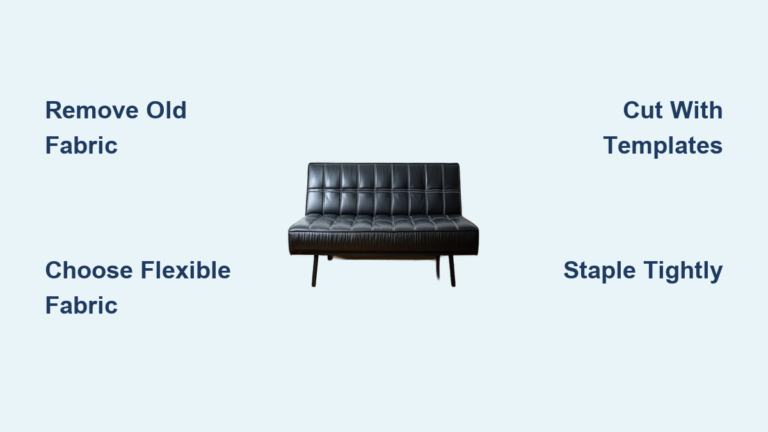 How to Reupholster a Futon Couch: Quick Steps