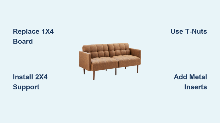How to Fix a Broken Futon Leg