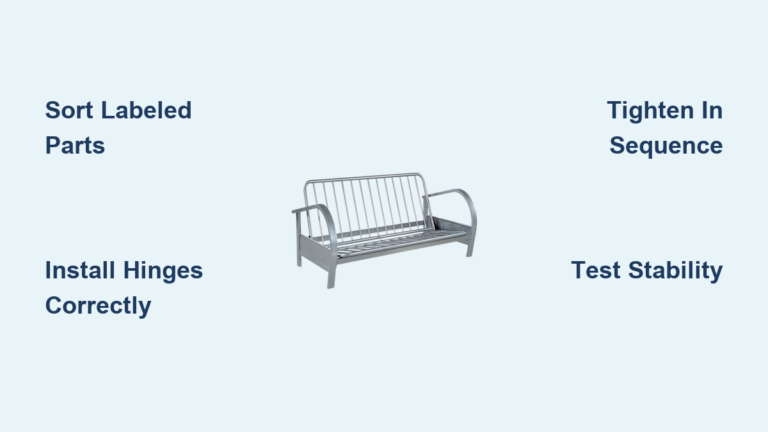 How to Assemble a Metal Futon Frame
