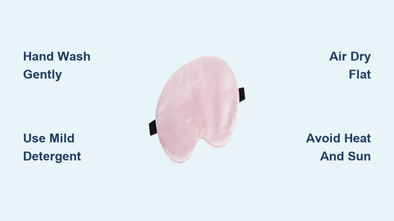 How to Wash Silk Sleep Mask