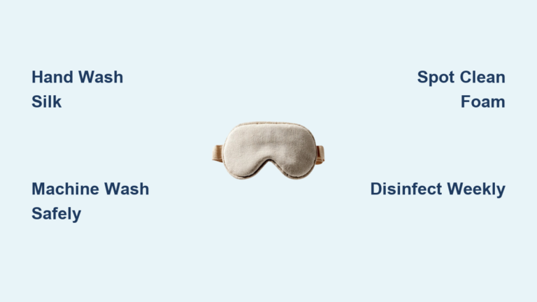 How to Clean Sleep Mask: Quick Steps